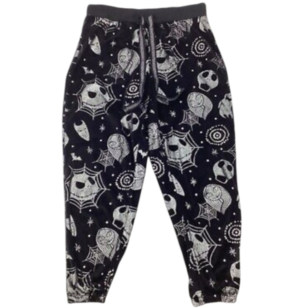 Nightmare Before Christmas Comfy Women's Jogger Pajama Pants Sleepwear Large